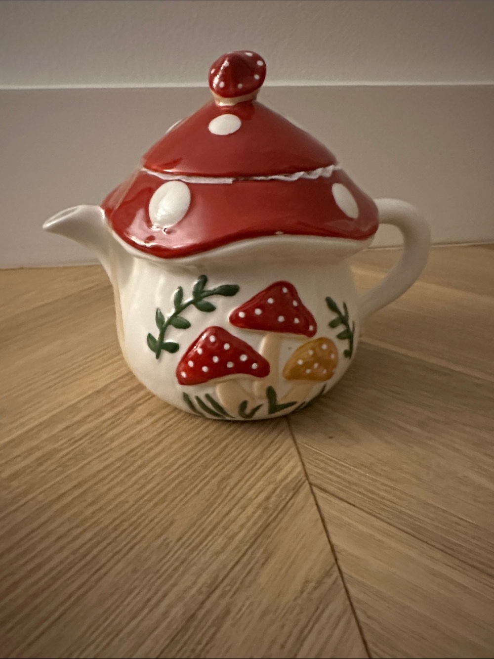 NWT Cottagecore Mushroom Ceramic Teapot
